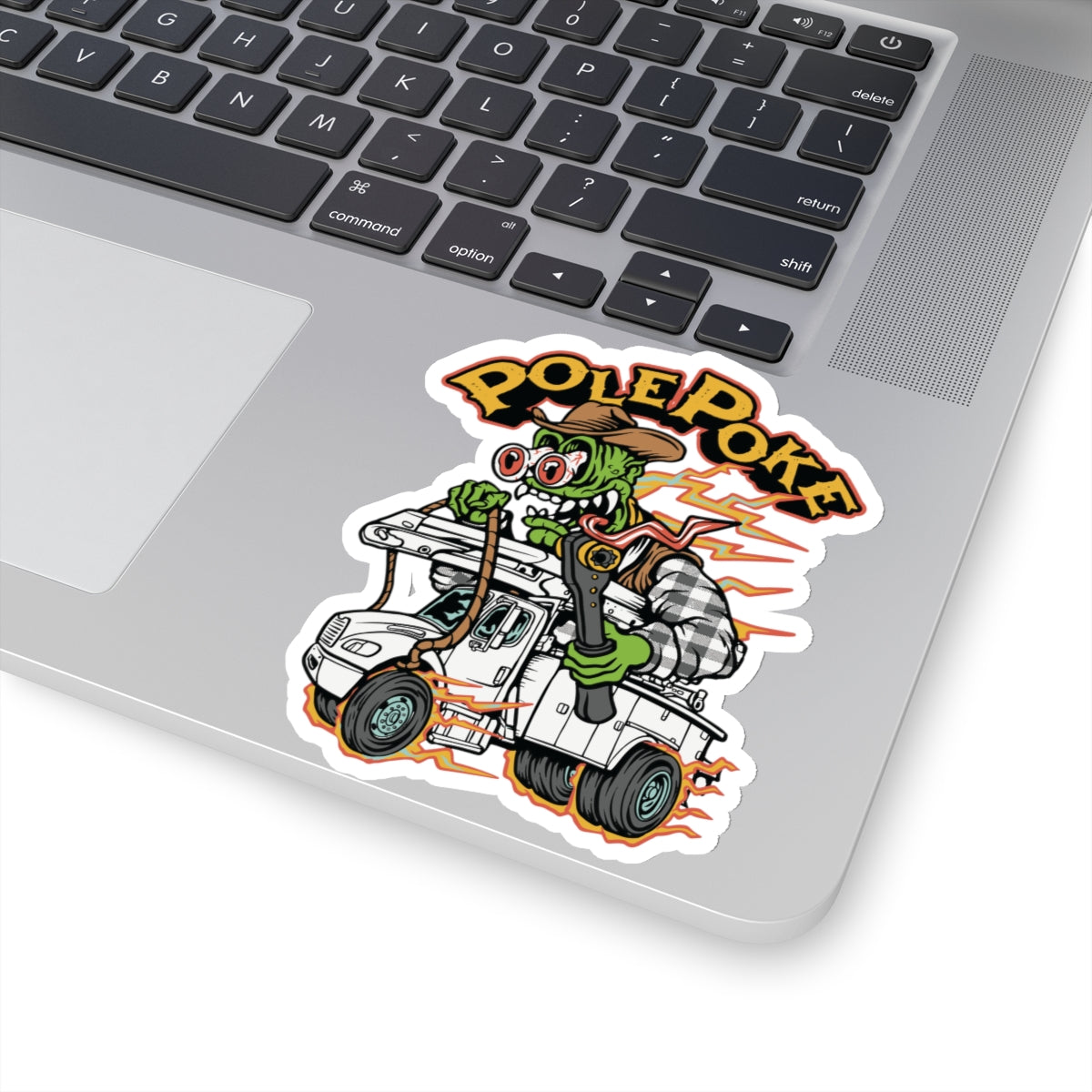 Rat Fink Style Lineman Sticker