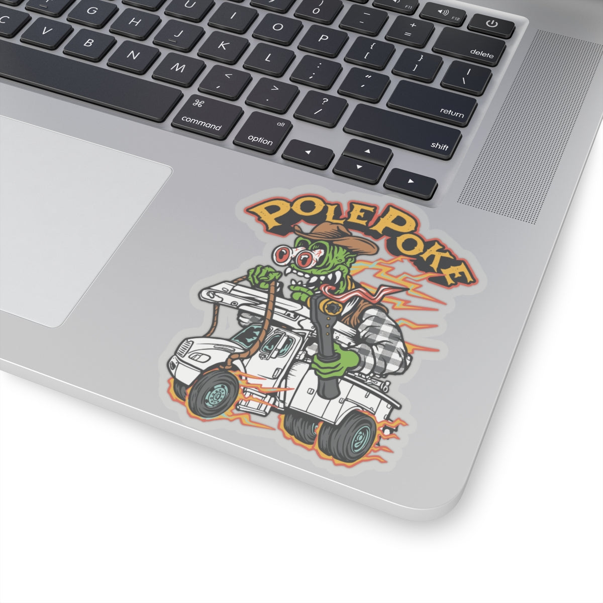 Rat Fink Style Lineman Sticker