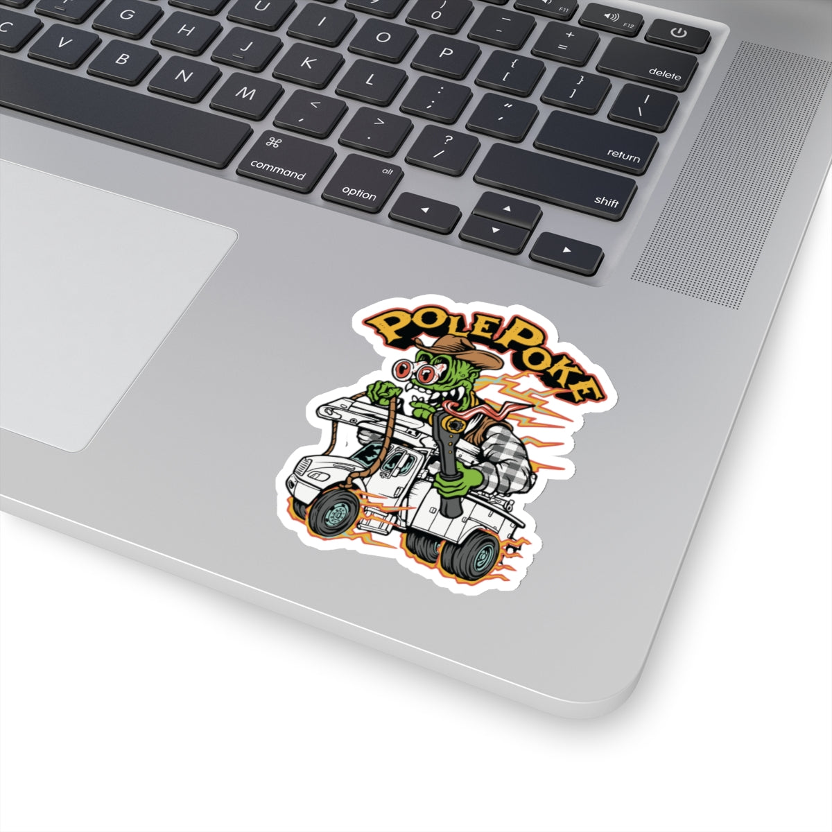 Rat Fink Style Lineman Sticker
